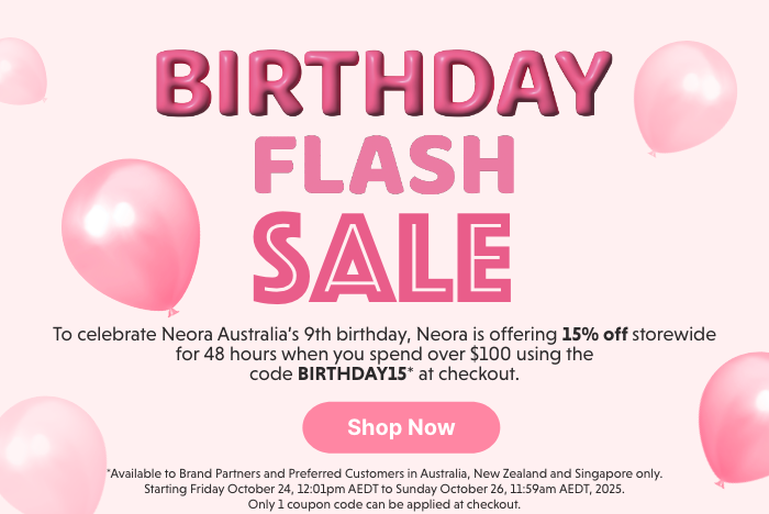 Neora Australia Birthday Flash Sale 15% Discount Storewide